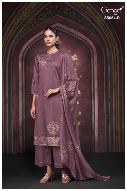 Ganga pamela 5054 wholesale pakistani dress materials